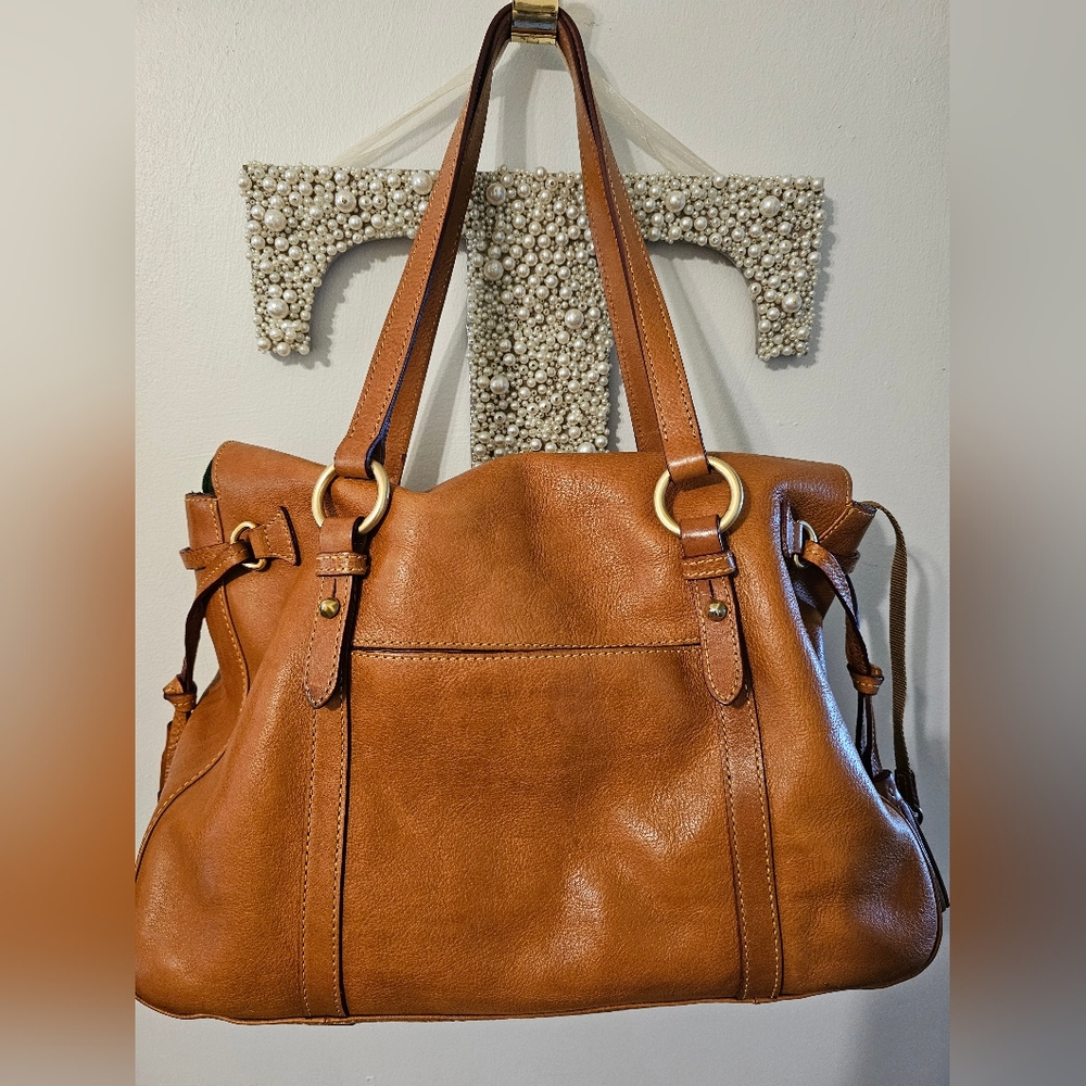 Dooney & Bourke Tan Leather Shoulder Bag
